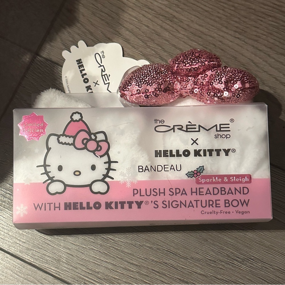 x Hello Kitty Sparkle Pink Spa Headband